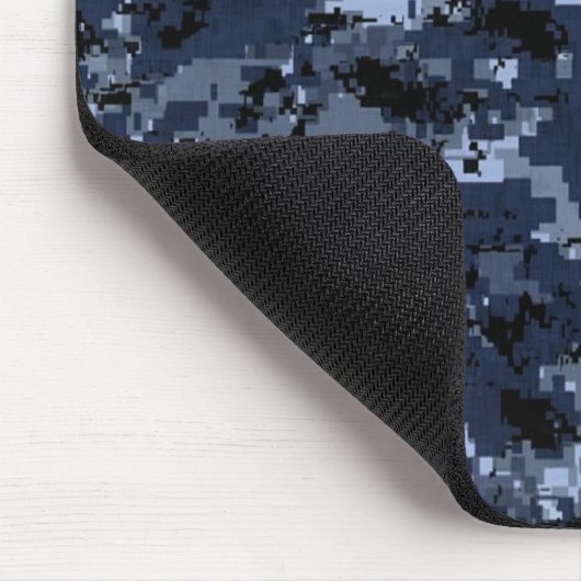 U.S. Navy Blue Camouflage Mousepad (Ecke)