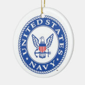 U.S. Navy® Marinebasis-San Diego Keramikornament (Links)