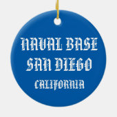 U.S. Navy® Marinebasis-San Diego Keramikornament (Hinten)