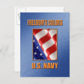 U.S. Navy Postcard Postkarte (Vorne/Hinten)