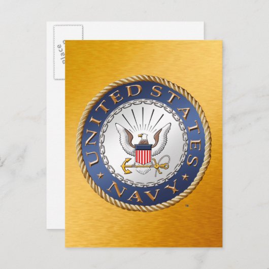 U.S. Navy Postcard Postkarte (Vorne/Hinten)