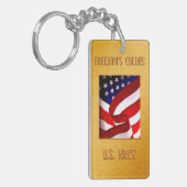 U.S. NAVY Rectangle (beidseitig) Schlüsselanhänger (Vorderseite links)