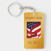 U.S. NAVY Rectangle (beidseitig) Schlüsselanhänger (Vorderseite)