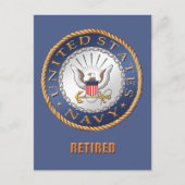 U.S. Navy Remüde Postkarte (Vorderseite)