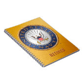 U.S. Navy Remüde Spiral Foto Notebook Notizblock (Rechte Seite)