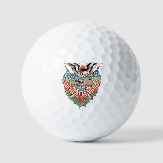 U.S. Navy Tattoo Golfball (Vorderseite)