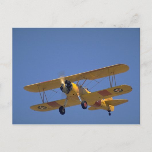 U.S. Navy Version, Stearman N3N3 Postkarte (Vorderseite)