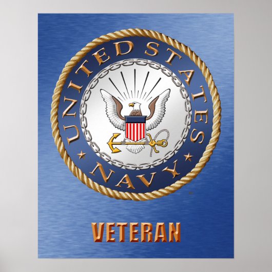 U.S. Navy Veteran Poster (Vorne)