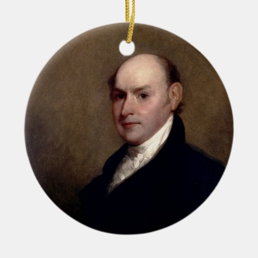 U.S. Präsident John Quincy Adams durch Gilbert Keramikornament (Vorne)