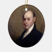 U.S. Präsident John Quincy Adams durch Gilbert Keramikornament (Links)