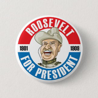 U.S. Präsidenten Campaign Button: #26 Roosevelt Button