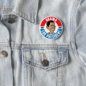 U.S. Präsidenten Campaign Button: #44 Obama Button (Beispiel)