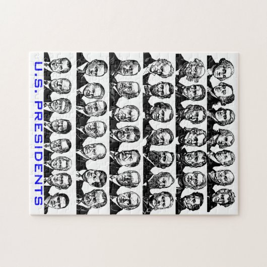 U.S. Präsidenten Puzzle (Horizontal)