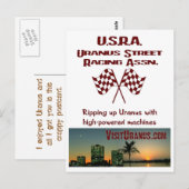 U.S.R.A. POSTKARTE (Vorne/Hinten)
