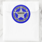 U.S. Ranger Search and Rescue Task Force Runder Aufkleber (Tasche)
