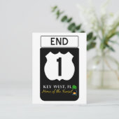 U.S. Route 1 Postkarte (Stehend Vorderseite)