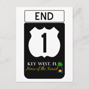 U.S. Route 1 Postkarte