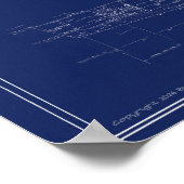 U.S.S. The Sullivans Fine Art Blueprint Poster (Ecke)