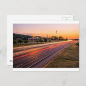 U.S. Space and Rocket Center bei Sunset Postkarte (Vorne/Hinten)