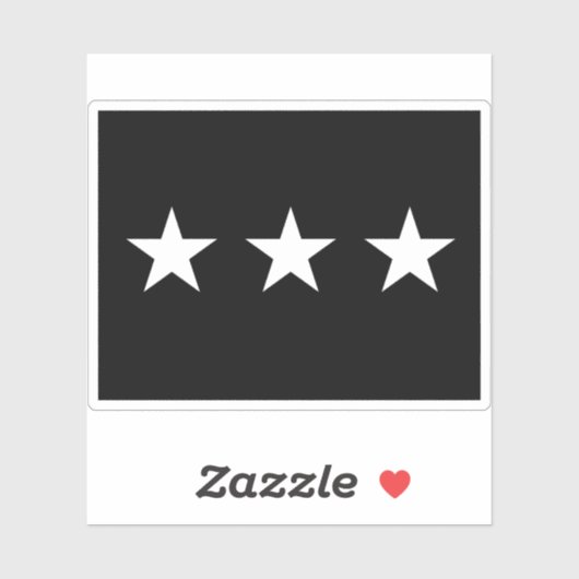 U.S. Space Force Brigadegeneral flag Aufkleber (Blatt)