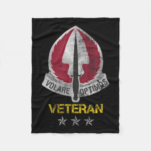 U.s Special Operations Aviation Command Veteran Ve Fleecedecke (Vorderseite)