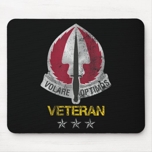 U.s Special Operations Aviation Command Veteran Ve Mousepad (Vorne)