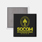 U. S Special Operations Command Socom Patriotic Ve Magnet (Vorderseite/Rückseite)