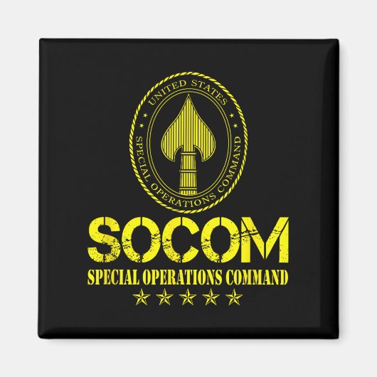U. S Special Operations Command Socom Patriotic Ve Magnet (Vorne)