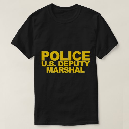U.S. Stellvertretender Marshal Shirt Front Print L (Design vorne)