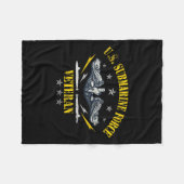 U.S. U. U. Forces Veterans Day Silent Service Fleecedecke (Vorderseite (Horizontal))