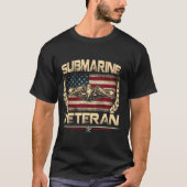 U.S. U. Veteran Service Military Patriotic T-Shirt (Vorderseite)