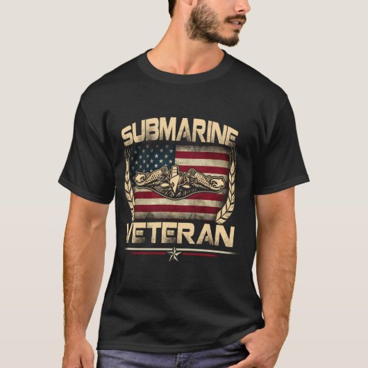 U.S. U. Veteran Service Military Patriotic T-Shirt (Vorderseite)