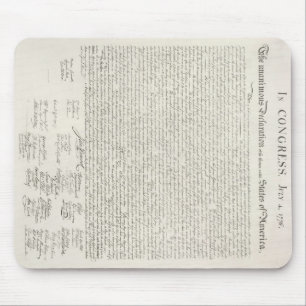 U.S. Unabhängigkeitserklärung Mousepad