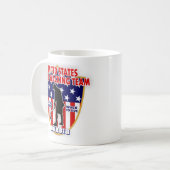 U.S. Unkraut-Wacking Team-Tasse Kaffeetasse (Vorderseite Links)