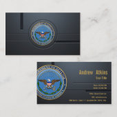 U.S. Verteidigungsministerium (DOD) Emblem [3D] Visitenkarte (Vorne/Hinten)