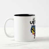 U.S. Veteran - 1st Cavalry Division Zweifarbige Tasse (Links)