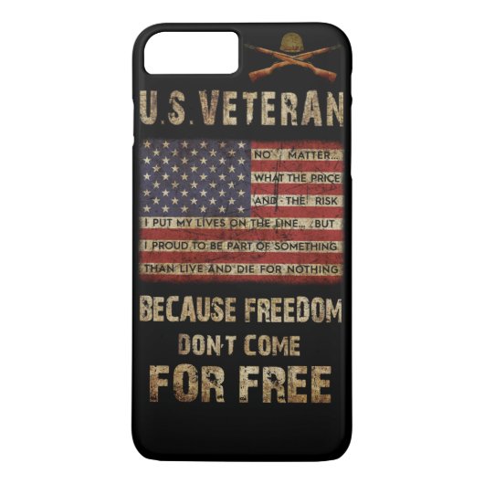 U.S. Veteran iphone Fall Case-Mate iPhone Hülle (Rückseite)