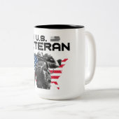 U.S. VETERAN - The First Team Mug Zweifarbige Tasse (VorderseiteRechts)