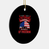 u.s. Veteran Verteidiger der Freiheit Keramik Ornament (Rechts)