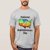 U.S. Weather Map T - Shirt (Vorderseite)