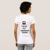 U SEHEN, DASS ICH IC - zwischenräumlichen T-Shirt (Schwarz voll)