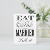 U. SEIEN SIE VERHEIRATETE %PIPE% TISCHNUMMER (Stehend Vorderseite)