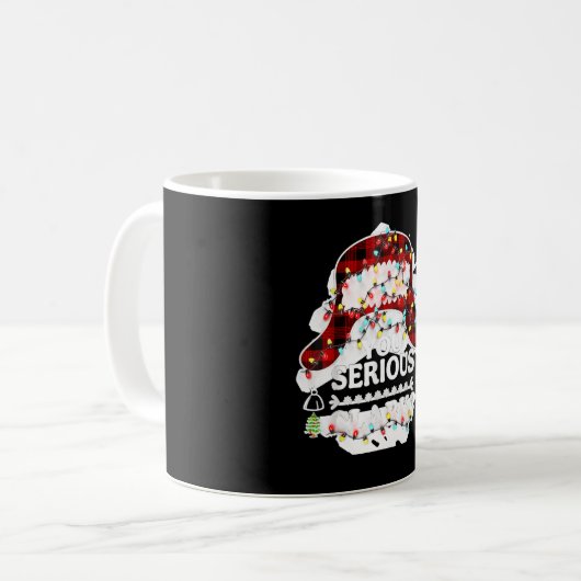 U Serious Clark Weihnachtsferien Ugly Weihnachten Kaffeetasse (Vorderseite Links)