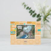 U stieß mir ins Gesicht! Postkarte (Stehend Vorderseite)