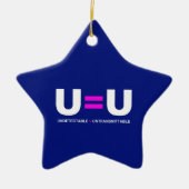 U=U HIV Nicht nachweisbare Gleichheit unübertragba Keramik Ornament (Vorne)