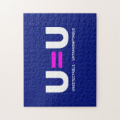 U=U HIV Nicht nachweisbare Gleichheit unübertragba Puzzle (Vertikal)