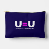 U=U HIV Undetectable Equals Untransmittable Zubehörtasche (Vorderseite)