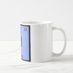 U - Ultimate Frisbee Sports Chemistry Symbol Kaffeetasse