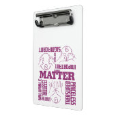 U und I Matter - ASL Empowerment Design Mini Klemmbrett (Gewinkelt2)