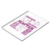 U und I Matter - ASL Empowerment Design Notizblock (Linke Seite)